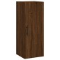 vidaXL Aparador alto madera contrachapada roble marrón 34,5x34x180 cm vidaXL Aparador alto madera contrachapada roble marrón 34,5x34x180 cm