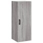 vidaXL Aparador alto madera contrachapada gris Sonoma 34,5x34x180 cm vidaXL Aparador alto madera contrachapada gris Sonoma 34,5x34x180 cm