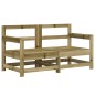 vidaXL Juego de muebles de jardín 6 pzas madera de pino impregnada vidaXL Juego de muebles de jardín 6 pzas madera de pino impregnada
