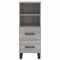 vidaXL Aparador alto madera contrachapada gris Sonoma 34,5x34x180 cm