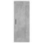 vidaXL Aparador de madera contrachapada gris hormigón 34,5x34x180 cm vidaXL Aparador de madera contrachapada gris hormigón 34,5x34x180 cm