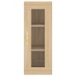 vidaXL Aparador de madera contrachapada roble Sonoma 34,5x34x180 cm vidaXL Aparador de madera contrachapada roble Sonoma 34,5x34x180 cm