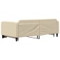 vidaXL Sofá cama nido tela crema 100x200 cm vidaXL Sofá cama nido tela crema 100x200 cm