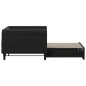 vidaXL Sofá cama nido terciopelo negro 90x190 cm