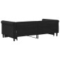 vidaXL Sofá cama nido terciopelo negro 90x190 cm