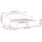vidaXL Sofá cama nido tela negro 90x200 cm