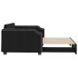 vidaXL Sofá cama nido tela negro 100x200 cm vidaXL Sofá cama nido tela negro 100x200 cm