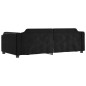 vidaXL Sofá cama nido tela negro 100x200 cm vidaXL Sofá cama nido tela negro 100x200 cm