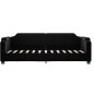 vidaXL Sofá cama nido tela negro 90x200 cm vidaXL Sofá cama nido tela negro 90x200 cm