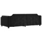 vidaXL Sofá cama nido tela negro 90x200 cm vidaXL Sofá cama nido tela negro 90x200 cm