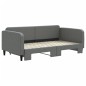 vidaXL Sofá cama nido tela gris oscuro 90x190 cm vidaXL Sofá cama nido tela gris oscuro 90x190 cm