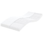 vidaXL Sofá cama nido con colchón tela crema 100x200 cm vidaXL Sofá cama nido con colchón tela crema 100x200 cm