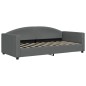 vidaXL Sofá cama nido con colchón tela gris oscuro 90x190 cm vidaXL Sofá cama nido con colchón tela gris oscuro 90x190 cm