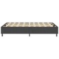 vidaXL Estructura de cama Box Spring tela gris 120x200 cm vidaXL Estructura de cama Box Spring tela gris 120x200 cm
