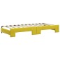 vidaXL Sofá cama nido con colchón terciopelo amarillo 90x200 cm vidaXL Sofá cama nido con colchón terciopelo amarillo 90x200 cm