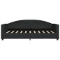 vidaXL Sofá cama nido con cajones tela negro 90x190 cm vidaXL Sofá cama nido con cajones tela negro 90x190 cm
