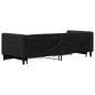 vidaXL Sofá cama nido con cajones tela negro 80x200 cm vidaXL Sofá cama nido con cajones tela negro 80x200 cm