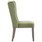 vidaXL Silla de comedor de terciopelo verde claro vidaXL Silla de comedor de terciopelo verde claro