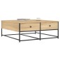 vidaXL Mesa de centro madera de ingeniería roble Sonoma 100x99x40 cm vidaXL Mesa de centro madera de ingeniería roble Sonoma 100x99x40 cm