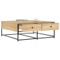 vidaXL Mesa de centro madera de ingeniería roble Sonoma 100x99x40 cm vidaXL Mesa de centro madera de ingeniería roble Sonoma 100x99x40 cm