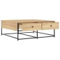 vidaXL Mesa de centro madera de ingeniería roble Sonoma 100x99x40 cm vidaXL Mesa de centro madera de ingeniería roble Sonoma 100x99x40 cm