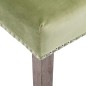 vidaXL Silla de comedor de terciopelo verde claro vidaXL Silla de comedor de terciopelo verde claro