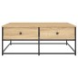 vidaXL Mesa de centro madera de ingeniería roble Sonoma 100x99x40 cm vidaXL Mesa de centro madera de ingeniería roble Sonoma 100x99x40 cm
