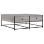 vidaXL Mesa de centro madera de ingeniería gris Sonoma 100x99x40 cm vidaXL Mesa de centro madera de ingeniería gris Sonoma 100x99x40 cm