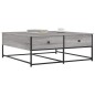 vidaXL Mesa de centro madera de ingeniería gris Sonoma 100x99x40 cm vidaXL Mesa de centro madera de ingeniería gris Sonoma 100x99x40 cm