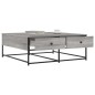vidaXL Mesa de centro madera de ingeniería gris Sonoma 100x99x40 cm vidaXL Mesa de centro madera de ingeniería gris Sonoma 100x99x40 cm