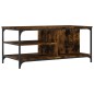 vidaXL Mesa de centro madera contrachapada roble ahumado 100x50x45 cm vidaXL Mesa de centro madera contrachapada roble ahumado 100x50x45 cm