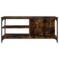 vidaXL Mesa de centro madera contrachapada roble ahumado 100x50x45 cm vidaXL Mesa de centro madera contrachapada roble ahumado 100x50x45 cm