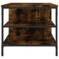 vidaXL Mesa de centro madera contrachapada roble ahumado 100x50x45 cm vidaXL Mesa de centro madera contrachapada roble ahumado 100x50x45 cm