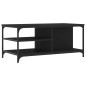 vidaXL Mesa de centro madera contrachapada negro 100x50x45 cm vidaXL Mesa de centro madera contrachapada negro 100x50x45 cm