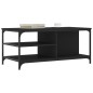vidaXL Mesa de centro madera contrachapada negro 100x50x45 cm vidaXL Mesa de centro madera contrachapada negro 100x50x45 cm