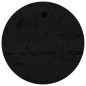 vidaXL Tablero de mesa redondo madera maciza de pino negro Ø40x3 cm
