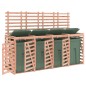 vidaXL Cobertizo cuádruple para cubo de basura madera de abeto Douglas vidaXL Cobertizo cuádruple para cubo de basura madera de abeto Douglas