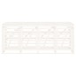 vidaXL Cobertizo cuádruple para cubos de basura madera de pino blanco vidaXL Cobertizo cuádruple para cubos de basura madera de pino blanco