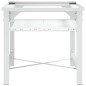 vidaXL Soporte pedestal para lavadora con estante extraíble blanco vidaXL Soporte pedestal para lavadora con estante extraíble blanco