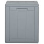 vidaXL Caja de almacenaje para jardín 90L PP ratán gris vidaXL Caja de almacenaje para jardín 90L PP ratán gris