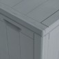 vidaXL Caja de almacenaje para jardín 90L PP ratán gris vidaXL Caja de almacenaje para jardín 90L PP ratán gris
