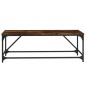vidaXL Mesa de centro madera contrachapada roble ahumado 100x50x35 cm vidaXL Mesa de centro madera contrachapada roble ahumado 100x50x35 cm