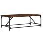 vidaXL Mesa de centro madera contrachapada roble ahumado 100x50x35 cm vidaXL Mesa de centro madera contrachapada roble ahumado 100x50x35 cm