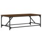 vidaXL Mesa de centro madera contrachapada marrón roble 100x50x35 cm vidaXL Mesa de centro madera contrachapada marrón roble 100x50x35 cm
