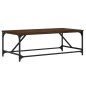 vidaXL Mesa de centro madera contrachapada marrón roble 100x50x35 cm vidaXL Mesa de centro madera contrachapada marrón roble 100x50x35 cm