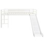 vidaXL Cama alta para niños tobogán y escalera madera pino 97x208 cm vidaXL Cama alta para niños tobogán y escalera madera pino 97x208 cm