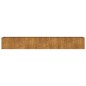 vidaXL Jardinera acero corten 280x40x40 cm