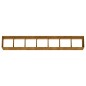 vidaXL Jardinera acero corten 280x40x40 cm