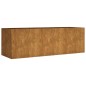 vidaXL Jardinera acero corten 120x40x40 cm vidaXL Jardinera acero corten 120x40x40 cm
