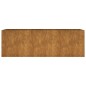 vidaXL Jardinera acero corten 120x40x40 cm vidaXL Jardinera acero corten 120x40x40 cm
